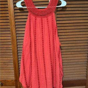 Free People Crochet Yoke Tank Dress